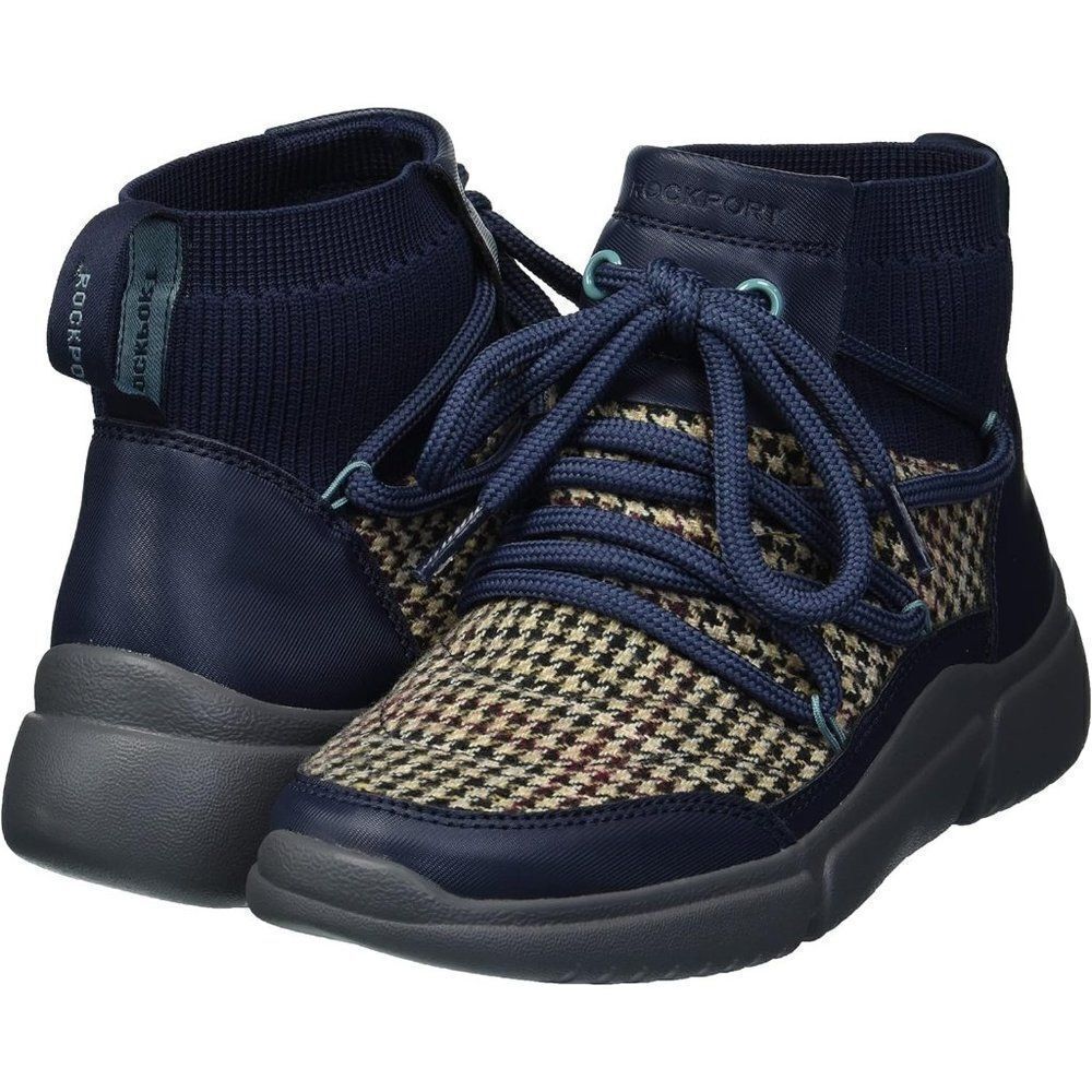 Rockport Womens R-Evolution Bungee Bootie Synthetic Ankle Boot Blue Size 8.5 NWT